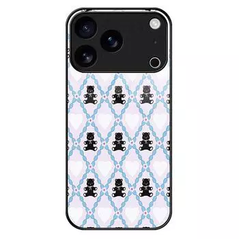 Чехол для iPhone 17 Pro Max PC TPU Закаленное стекло Печать с рисунком Защита от падений Задняя крышка для телефона B0262