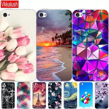 Чехол для iPhone 5S 5 s se se 2020 4 4s, мягкий чехол из ТПУ для телефона Apple iPhone 6s 6 s plus, чехол Fundas, милый бампер for iphone 4 4S