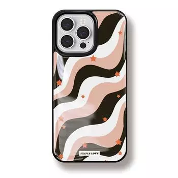 Чехол для iPhone из смолы с защитой от падения для HUAWEI mate60pro с рябью в виде маленьких звезд 15