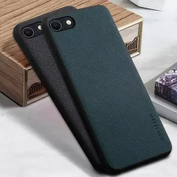 Чехол для iPhone SE 2022 2020 Phone Cover Funda Capa Solid color Business Pu Leather Design iPhone SE 2020 чёрный