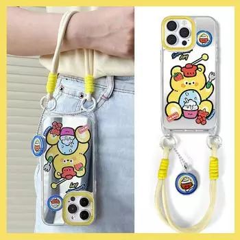 Чехол для iPhone Zhitai: Зеркало-шнурок для iPhone 15 Pro, 13 и 12 Pro Max — летняя версия iPhone 14 Pro Max