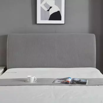 Чехол для изголовья Чехол для спинки в скандинавском стиле для кроватей Защитная изогнутая кровать Light Gray
