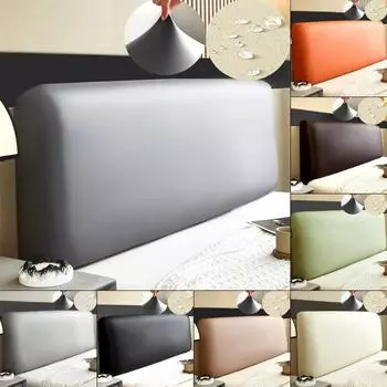 Чехол для изголовья из искусственной кожи с тройной защитой для изголовья, водостойкий, устойчивый к царапинам, маслостойкий чехол для изголовья для спальни 1.2M