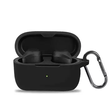 Чехол для Jabra Elite 5 оснащен крючком для предотвращения потери спортивного прохладного дизайна из мягкого кремнезема, мягкий чехол для защиты от падения [HVUYAL],