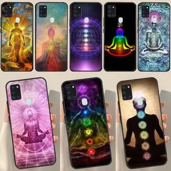 Чехол для йоги Mandala Chakra Insist для Samsung Galaxy A34 A54 A14 A12 A52 A22 A32 A42 A72 A13 A33 A53 A50 A51 A71 Coque Samsung A22 4G