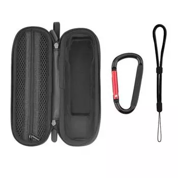 Чехол для камеры для видеоблога для DJI OSMO POCKET 3, противоударная молния, портативная дорожная сумка для хранения с твердым корпусом, защитная коробка, аксессуары для видеокамеры чёрный