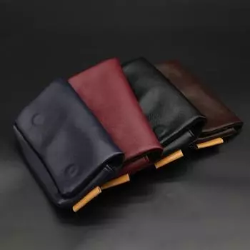 Чехол для камеры из искусственной кожи Компактная сумка для хранения камеры Мягкий чехол для камеры Фотооборудование синий