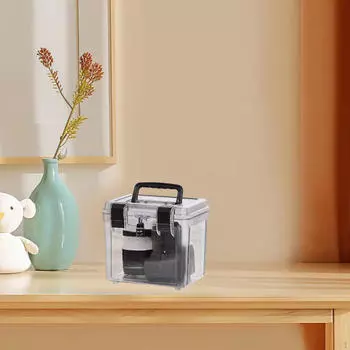 Чехол для камеры с ручкой, контейнер для хранения, аксессуары, портативный, пылезащитный для инструментов, косметики 21.5cmx16cmx19cm_Without Lock