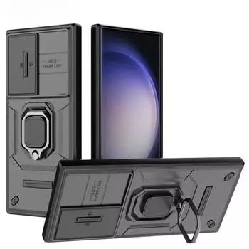 Чехол для камеры со слайд-объективом для Samsung Galaxy S23 Ultra S24 Plus A04S A13 A14 A24 A34 A54 M34, противоударный защитный чехол-держатель For Samsung A13 4G чёрный