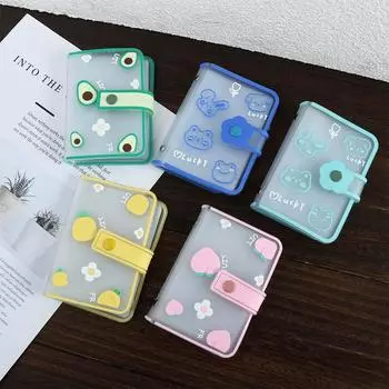 Чехол для карт Card Bus с большим карманом для кредитных карт, держатель для карт из мультфильмов, сумка для карт, коробка для кредитных карт светло-зеленый