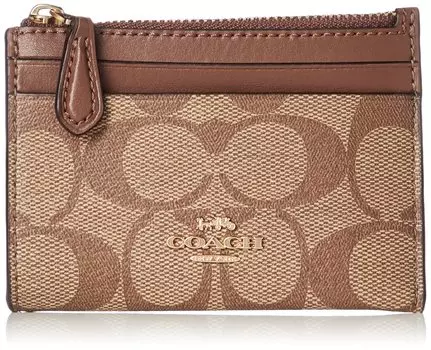 Чехол для карт из искусственной кожи 88208 [Coach] женский Im/KhakiSaddle2 [Товар]