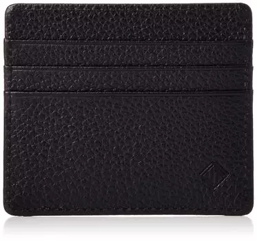 Чехол для карт из натуральной кожи и удобный карманный тонкий держатель для кредитных карт Чехол для кредитных карт Eagle 11485 черный [Ultima Tokyo] мужской [компактный]