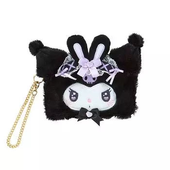 Чехол для карт Kuromi 352276 [Sanrio] В форме лица (лента мечты)