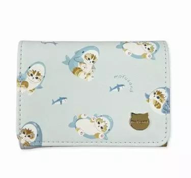 чехол для карт mofusand пастель (акула)