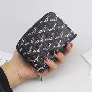 Чехол для карт на молнии, женский кошелек с несколькими позициями для карт, большой емкости, сумка для карт с защитой от размагничивания, кошелек розовый