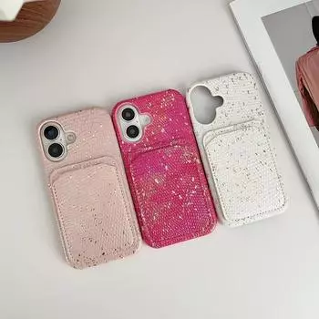 Чехол для карт с 3D-принтом под ящерицу в трех цветах, подходит для iPhone 11/12/13/14/15/16/PRO/PROMAX/PLUS iphone11