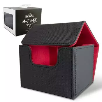 Чехол для карт Sunista Card Armor Deck Case на 150 предметов, совместимый с Pokeka One Piece, красный, сбоку