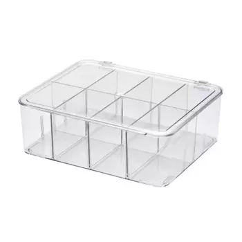 Чехол для карт Tropchou, коробка для хранения коллекционных карт, большая емкость, съемный горизонтальный держатель, вертикальный держатель, прозрачный