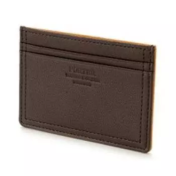 Чехол для карт Yoshida Bag Pass Case DOUBLE Brown [Porter] 129-06015 3.