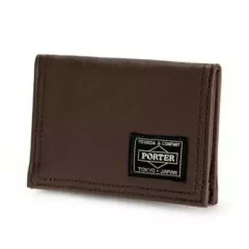 Чехол для карт Yoshida Bag Porter PORTER коричневый [СВОБОДНЫЙ СТИЛЬ] 707-08229 3.