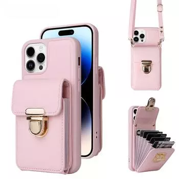 Чехол для карточек через плечо Anti-Fall для iPhone 11–14 Pro Max 15 Pro Max