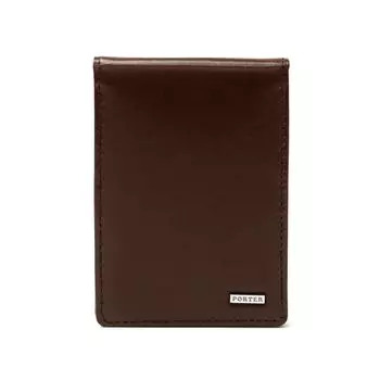 Чехол для карты SHEEN Commuter Pass IC, кожаный держатель для карт [Porter] (Коричневый/BRN)