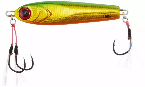 Чехол для катушки DAIWA Koga Bay Metal Red Sea Bream 100 г 3D Green Gold Orange Berry