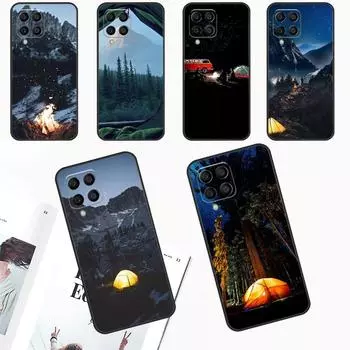 Чехол для кемпинга Nature Mountain для Samsung Galaxy M54 M34 M14 M21 M31 M51 M12 M32 M52 M13 M33 M53 M30s M31s M20 M55 Samsung M33