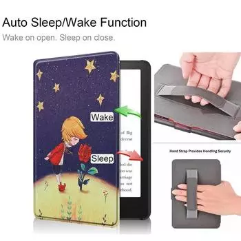 Чехол для Kindle Funda Kindle J9g29R Для Kindle Paperwhite 11-го поколения 2021 г. Для Kindle 10 gerao Для крышки Kindle 6 дюймов C2V2L3 (6 inch) 2022 красный