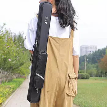 Чехол для кия для бильярдного бассейна, сумка для хранения, портативная сумка для переноски 3/4 чёрный