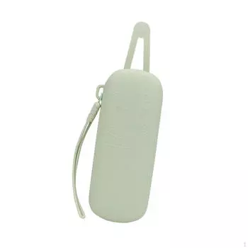 Чехол для кистей для макияжа, силиконовый чехол для очков, водонепроницаемая дорожная коробка для очков, маленькая косметичка чёрный