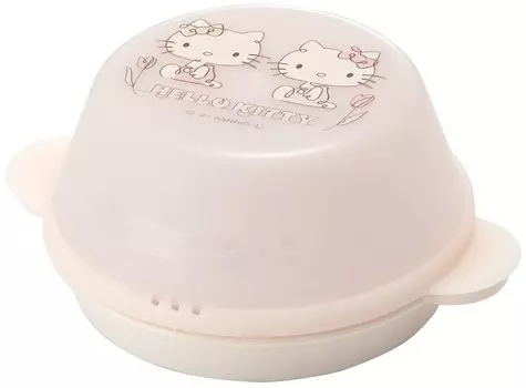 Чехол для китайских булочек Skater Chinese Bun Steamer для микроволновой печи Chinese Bun Steamer для микроволновой печи x 61 мм Hello Kitty Line Design Sanrio Размер 154 SMA11-A