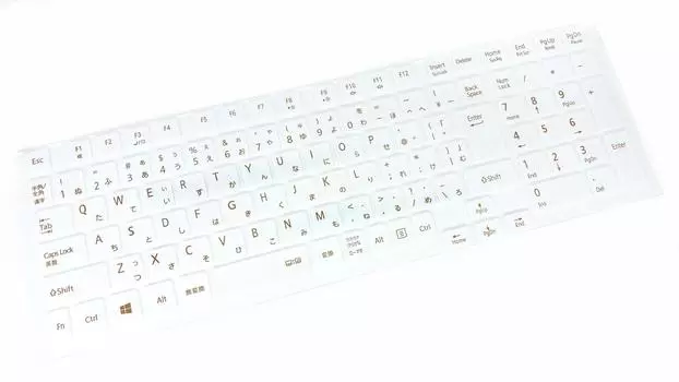 Чехол для клавиатуры NEC VERSAPRO с цифровой клавиатурой Изготовлен из силикона с белым [YD] VK19EX-D VK25MX-D VK25TX-E VK19EX-H VK24LX-H VK25LX-G VK26TX-G белый