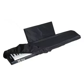 Чехол для клавиатуры пианино с 88 клавишами и пюпитром, чехол для электропианино, пылезащитный, моющийся, с усадочным шнурком 134x44cm