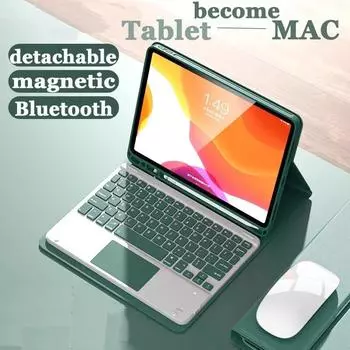 Чехол для клавиатуры планшета для Xiaomi Redmi Pad SE 2023 11 дюймов для Xiaomi Pad 5/6 Pro Redmi Pad 10,6, кожаный чехол с магнитной клавиатурой и гнездом для карандаша Redmi Pad SE 11 2023