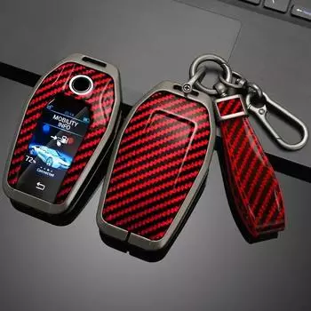 Чехол для ключа автомобиля из углеродного волокна и цинкового сплава для BMW 5 7 серии G12 G11 G30 G32 G31 I8 I12 I15 G01 X3 G02 X4 G05 X5 G07 X7, автомобильная сумка
