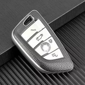 Чехол для ключа BMW серий 3, 5, X1, X3, X5, X6, X7 — защитный чехол с лезвием. красный