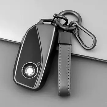 Чехол для ключа BMW X5 24 и 23 для новой 7 серии, чехол для автомобильного ключа титаново-серого цвета для 740735LiX6X7X1. Single Shell