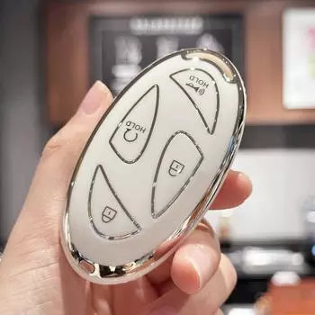 Чехол для ключа-брелока для Hyundai Ioniq 6, Grandeur GN7 KONA 2023 2024 Smart 7 Buttons smart key чёрный