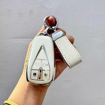 Чехол для ключа Changan CS75 Plus, комплект пряжек для корпуса Yidong CS35/CS55/X5/X7 Changan C4 button single shell белый