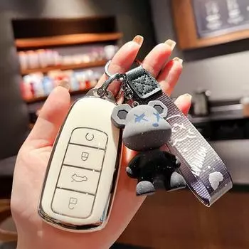 Чехол для ключа Chery Arrizo 8 и Tiggo 8 PLUS/PRO 2022 года, пряжка для пульта дистанционного управления single shell фиолетовый