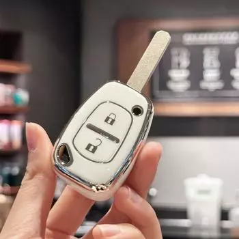 Чехол для ключа FOB для Vauxhall Opel Vivaro для Renault Movano Trafic Kango 2 кнопки защитная оболочка аксессуары чехол для автомобильного ключа чехол чёрный