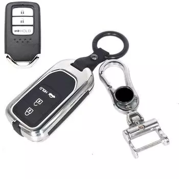 Чехол для ключа Honda из силиконового сплава Чехол для смарт-ключа Honda 2 брелока Honda Чехол для ключа Honda Новый Freed Odyssey Step Wagon Подходит для S660 Vezel Jade Shuttle Civic