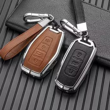 Чехол для ключа из литой кожи для моделей Geely: Дихао, Бинюэ, Биньруй, Бо Юэ, Синюэ Л, Синжуй A-type speaker