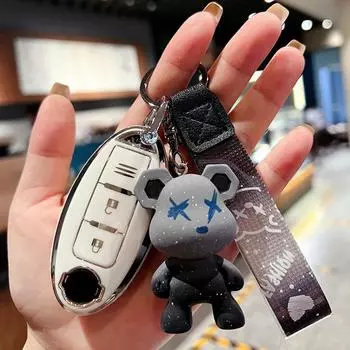 Чехол для ключа из ТПУ для Nissan Sentra Leaf Rogue Sunny Versa Patrol X-Trail T32 T31 Juke J10 J11 Qashqai GT-R Kicks