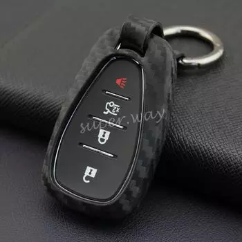 Чехол для ключа из углеродного волокна для Chevrolet Chuangku и Cruze, совместим с моделями 2018 года. OPP bag. Single key bag