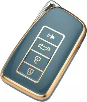 Чехол для ключа Lexus Key Fob Cover, для Lexus ES RX GS GX is LC LS NX RS LX RC Premium Soft TPU Full Cover Protection Key Fob Case Remote Key Holder