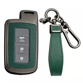 Чехол для ключа с кнопкой, держатель для ключа из сплава ПВХ, кожа для Toyota Prius Late Prius Alpha, чехол для ключа Noah 80 Series Sienta 170 Series Alphard Harrier 60