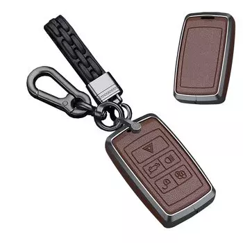 Чехол для ключа TECART Range Rover, Чехол для ключа, Брелок для ключа, Совместим с Jaguar Defender, Range