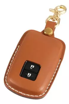Чехол для ключа Toyota Harrier 60 Series Auris 180 Series Prius Series Late Key Cover Key Chain 2 [Yusable] 40 (Верблюд, Пуговицы) верблюд